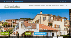 Desktop Screenshot of borgodellarovere.com